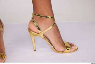 Catalina foot gold strappy high heels shoes 0009.jpg